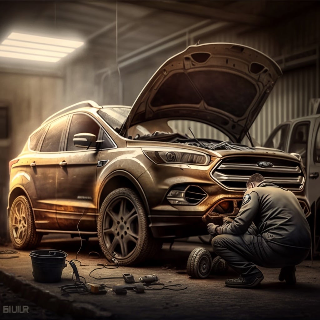 Ford Kuga in der Werkstatt – Reparaturkosten Powershift-Getriebe