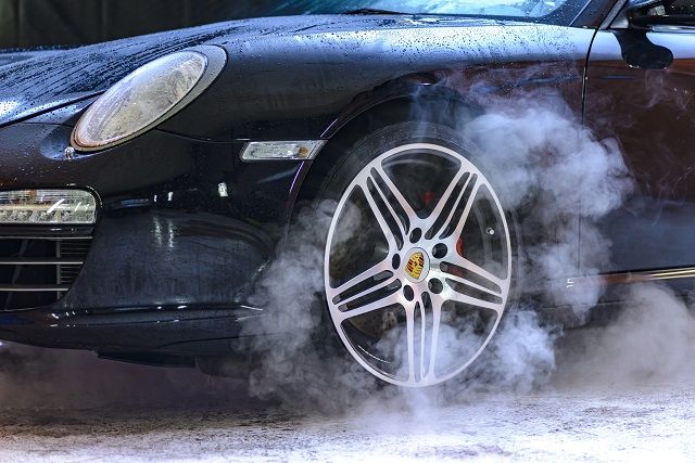 Porsche 997 mit Motorschaden